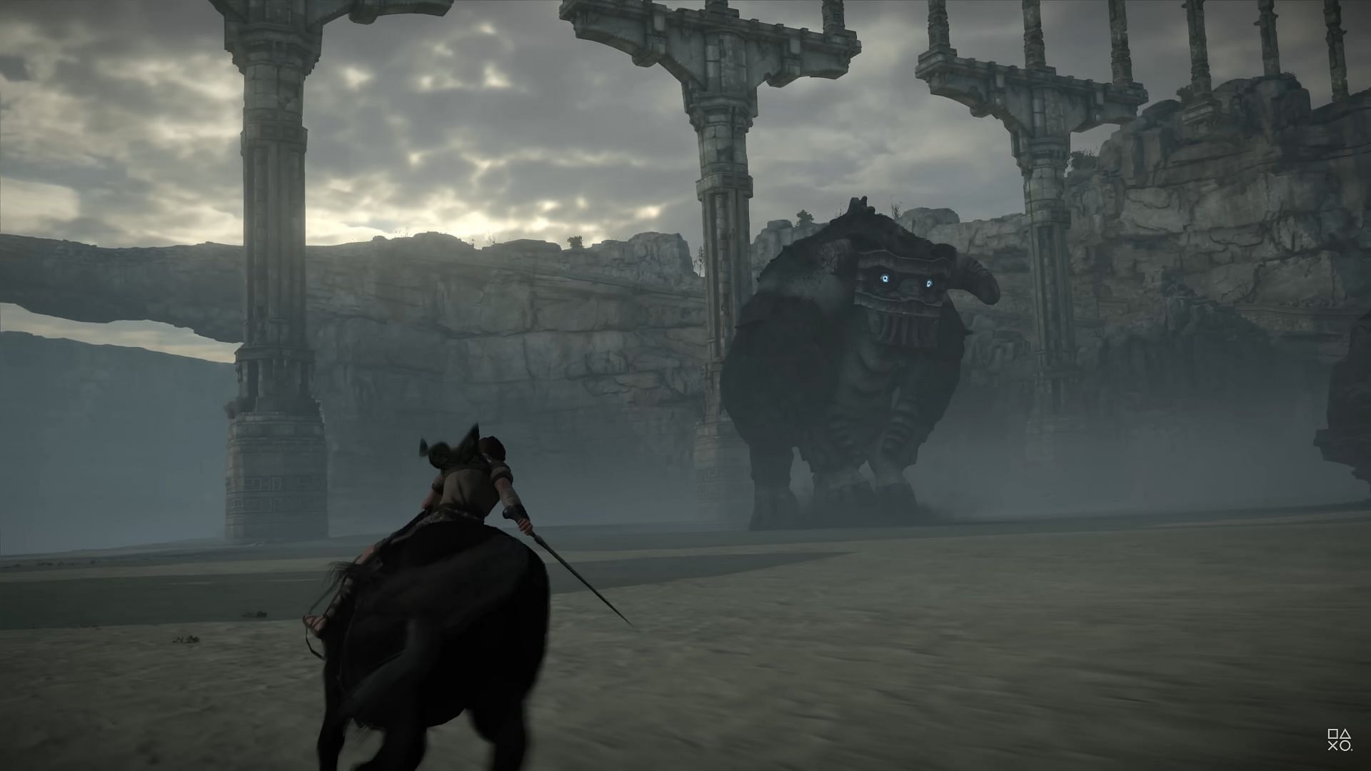 Games like Dragon's Dogma 2: Shadow of the Colossus (Image via PlayStation Studios)